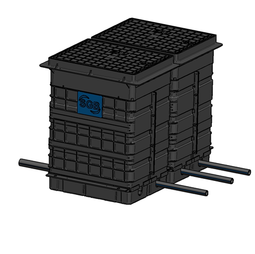 Multicompact' - 3 compteurs - Robinet laiton AVC